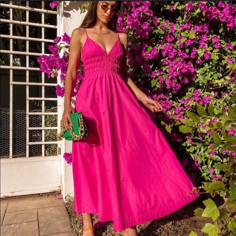 ZARA Voluminous Poplin Dress